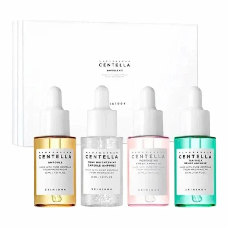 kit centella madagascar skin1004 ampoule kit sérums coréens routine apaisante éclat pores acné