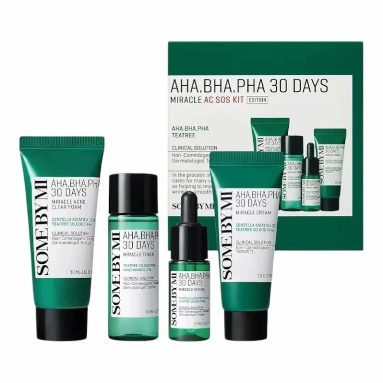 Some By Mi 30 Days Miracle AC SOS Kit AHA.BHA.PHA -- Soin complet anti-imperfections