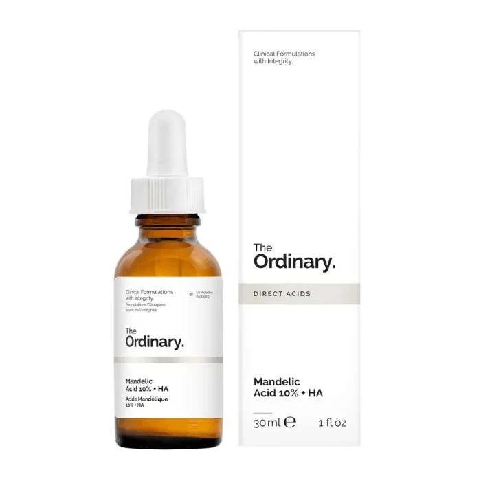 Acide Mandelique The Ordinary Mandelic Acid 10% + HA sérum exfoliant doux 30 ml
