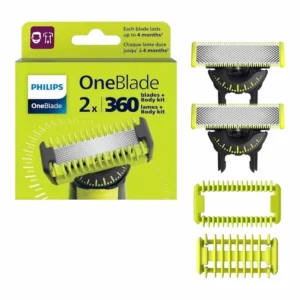 Lames de Rechange Philips OneBlade 360 QP62450 2 lames et kit corps