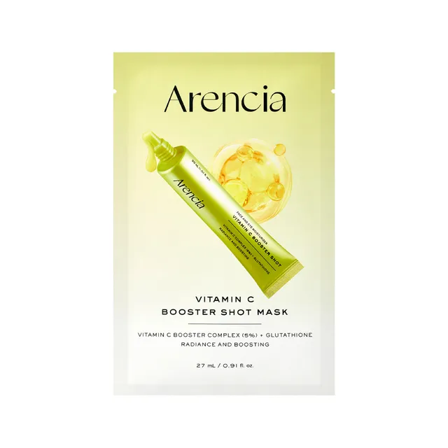 Masque Vitamine C Arencia Booster Shot soin visage
