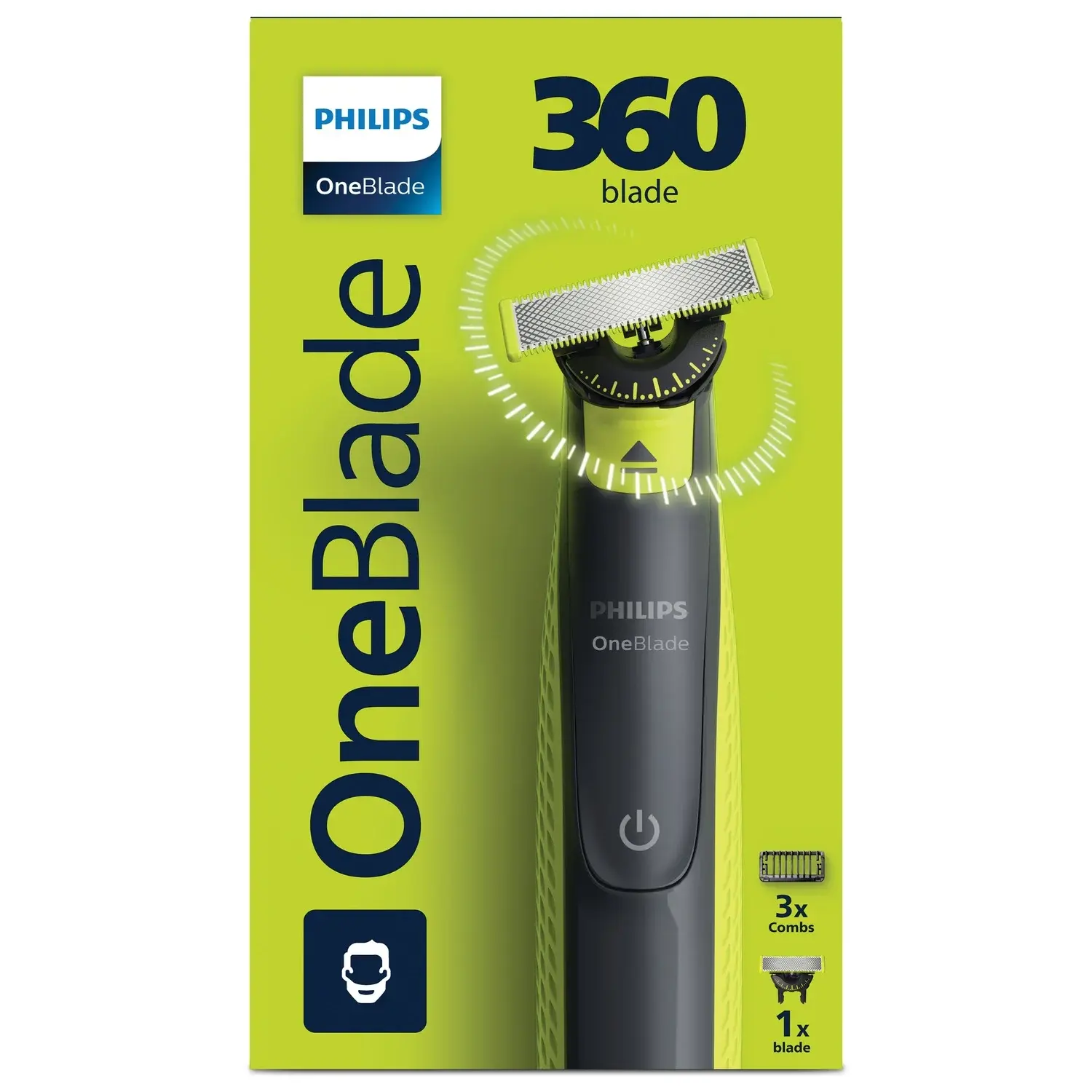 OneBlade 360 Philips OneBlade 360 Visage rasoir et tondeuse hybride 1 OneBlade 360 Philips OneBlade 360 Visage rasoir et tondeuse hybride