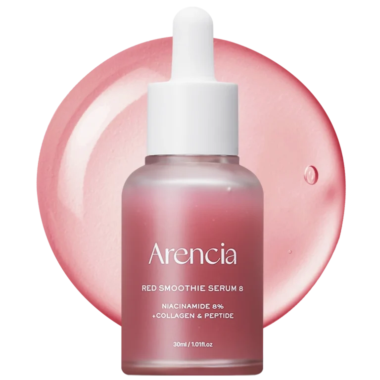 Sérum Niacinamide Arencia Red Collagen + Peptide Smoothie Serum 30ml soin visage