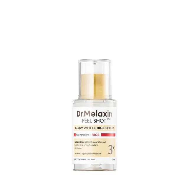 Sérum PDRN Riz Dr Melaxin Peel Shot Glow Rice PDRN Serum 30ml soin visage