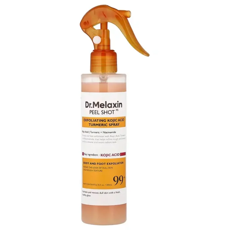 Spray Acide Kojique Dr Melaxin 200ml exfoliant corps au curcuma AHA PHA