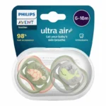 Sucette Ultra Air Avent Ultra Air 6-18M sucette bébé respirante