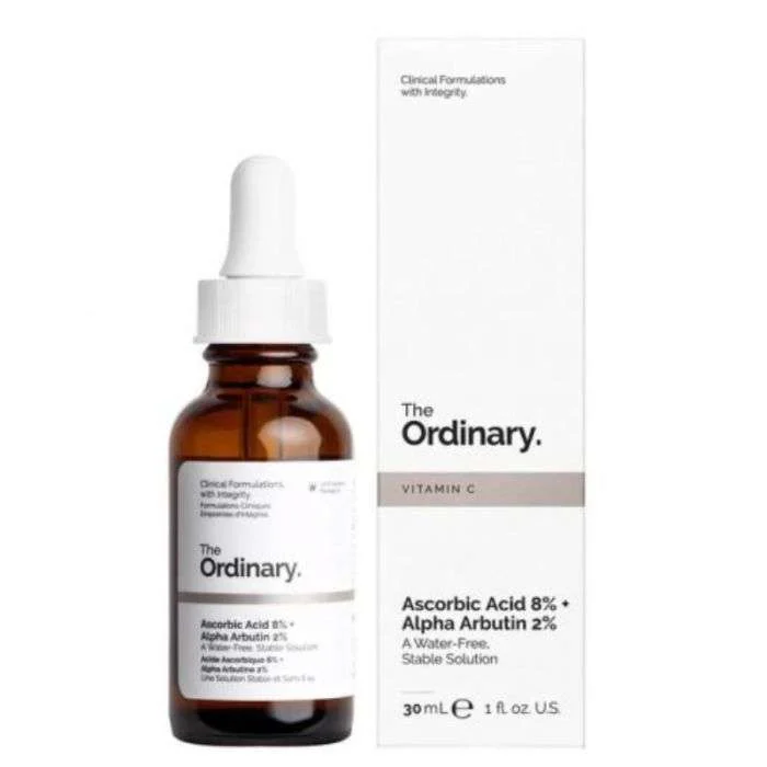 Serum Vitamine C The Ordinary Ascorbic Acid 8% + Alpha Arbutin 2% sérum anti-taches 30 ml