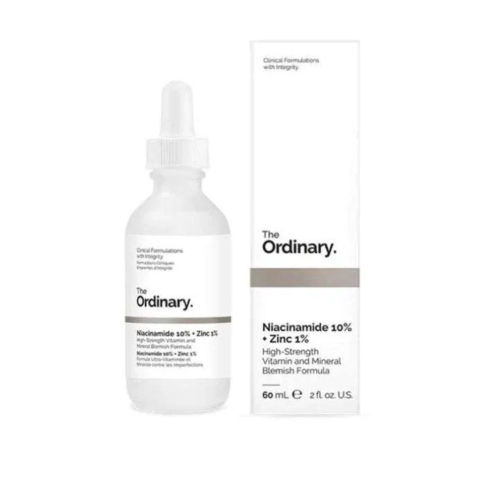 Serum Niacinamide The Ordinary Niacinamide 10% + Zinc 1% sérum visage 60 ml