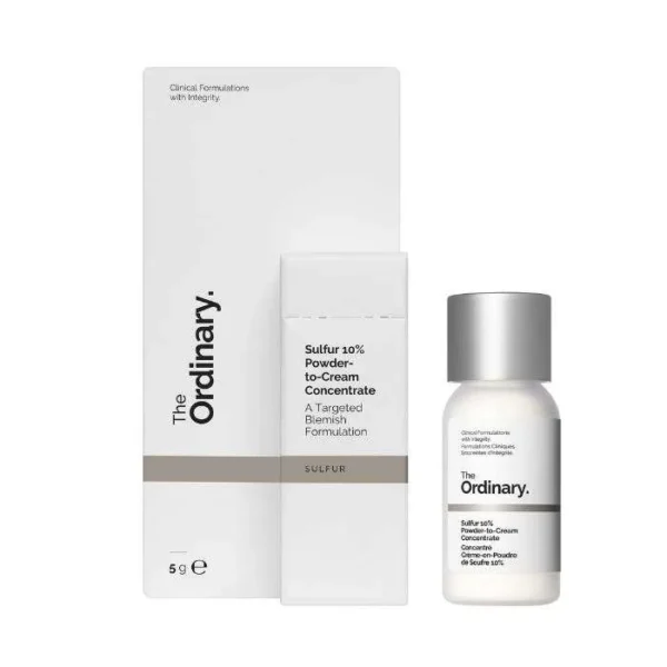 Soin Soufre The Ordinary Sulfur 10% Powder-to-Cream Concentrate anti-imperfections 5 g
