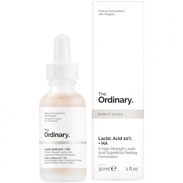 Acide Lactique The Ordinary Lactic Acid 10% + HA sérum exfoliant 30 ml