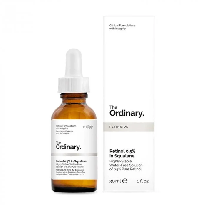 Retinol Intermediaire The Ordinary Retinol 0,5% in Squalane sérum anti-âge 30 ml