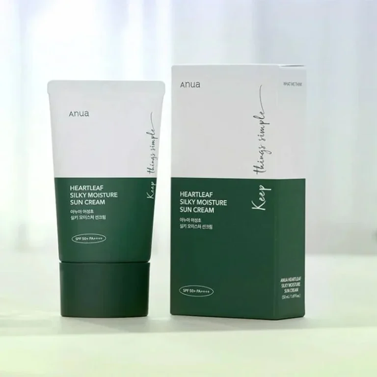 Anua creme solaire heartleaf silky moisture spf 50+ pa++++ 50 ml_2