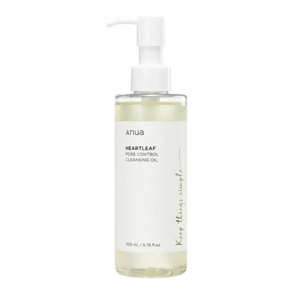 heartleaf cleansing ANUA huile nettoyante visage 200ml