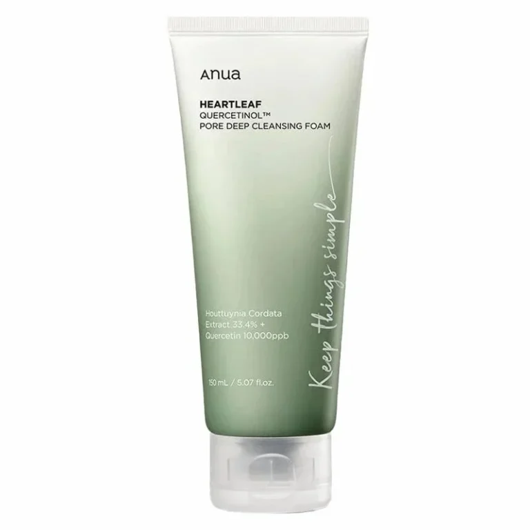 anua heartleaf quercetinol pore deep cleansing foam 150ml mousse nettoyante pores