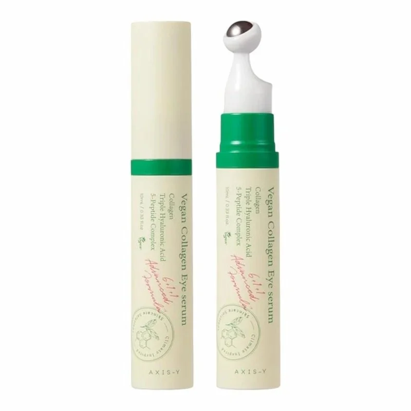 axis-y-vegan-collagen-eye-serum-10ml sérum contour des yeux vegan axis-y collagène végétal anti-cernes hydratant