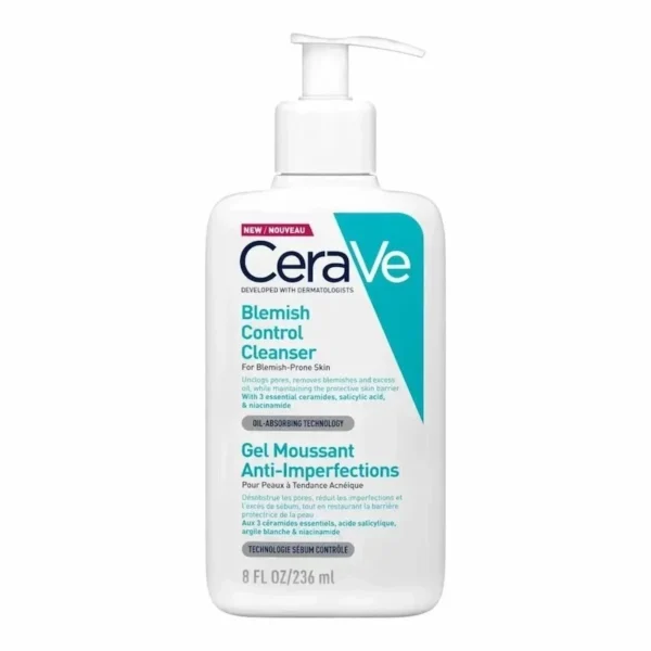 Cerave gel moussant nettoyant anti imperfections peau Е tendance acnВique 236 ml