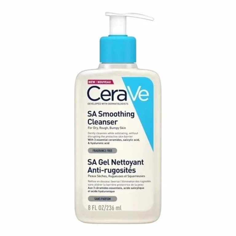 gel nettoyant anti rugosites CeraVe SA gel nettoyant visage et corps