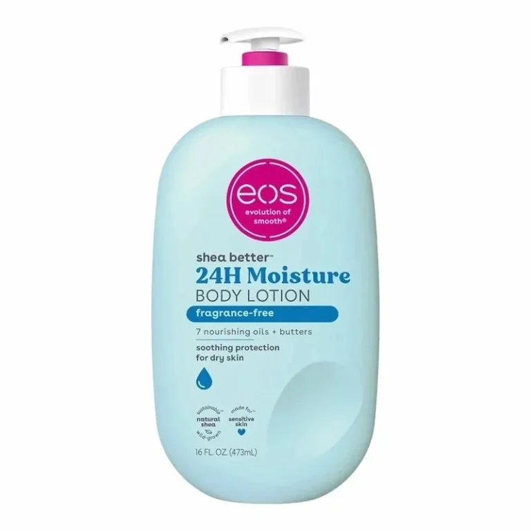Eos shea better body lotion fragrance free 473 ml hydratation intense sans parfum