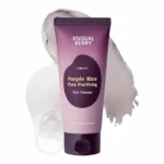 Eqqualberry purple rice pore purifying pack cleanser 130g