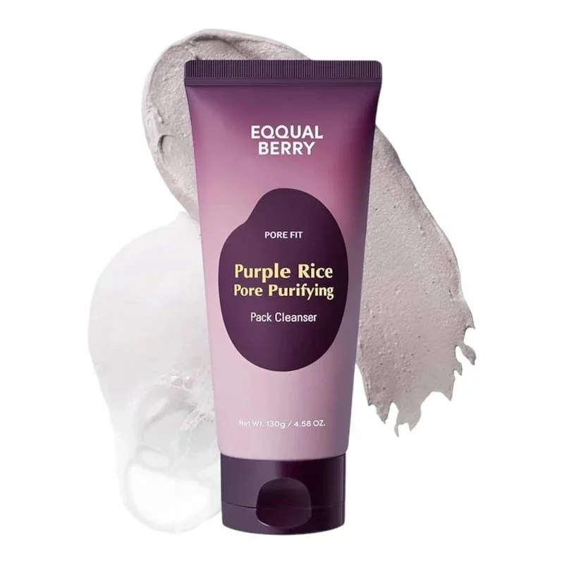 eqqualberry-purple-rice-pore-purifying-pack-cleanser-130g Eqqualberry purple rice pore purifying pack cleanser 130g