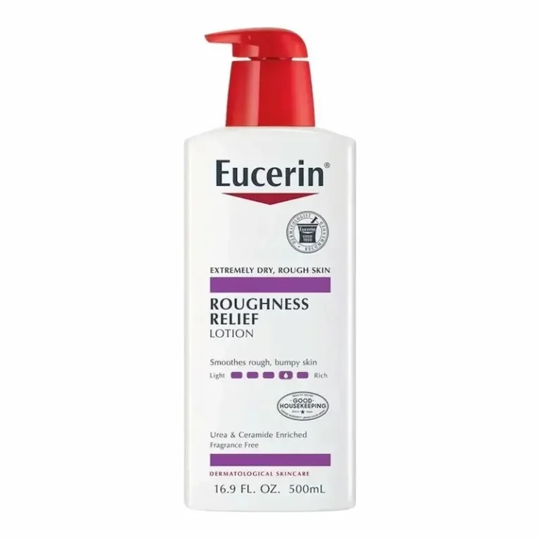 Eucerin Roughness Relief Lotion – Hydratation Intense Peaux Sèches, produit cosmétique
