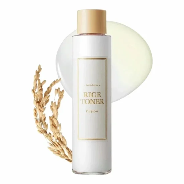 I m from rice toner 150 ml lotion Вclaircissante et hydratante Е base de riz