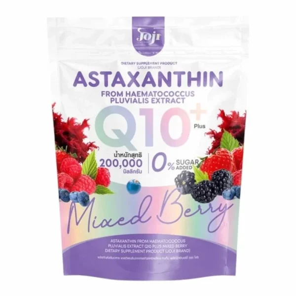 Joji astaxanthin q10 plus saveur fruits rouges (10 sachets x 20g)