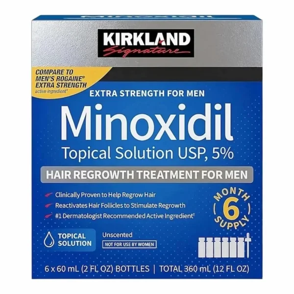 minoxidil cheveux Solution Minoxidil Kirkland Repousse Cheveux soin capillaire