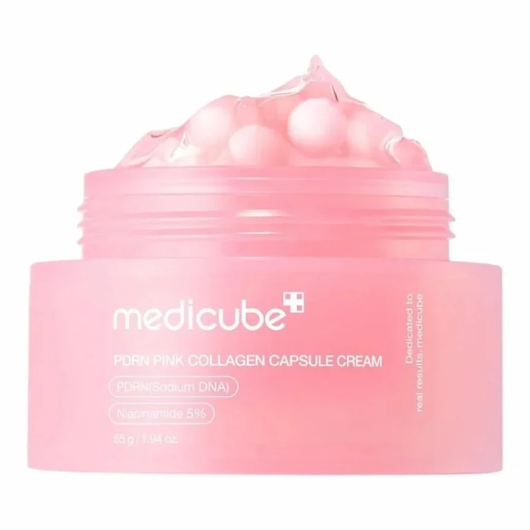 crème collagène rose medicube pdrn pink collagen capsule cream soin visage raffermissant