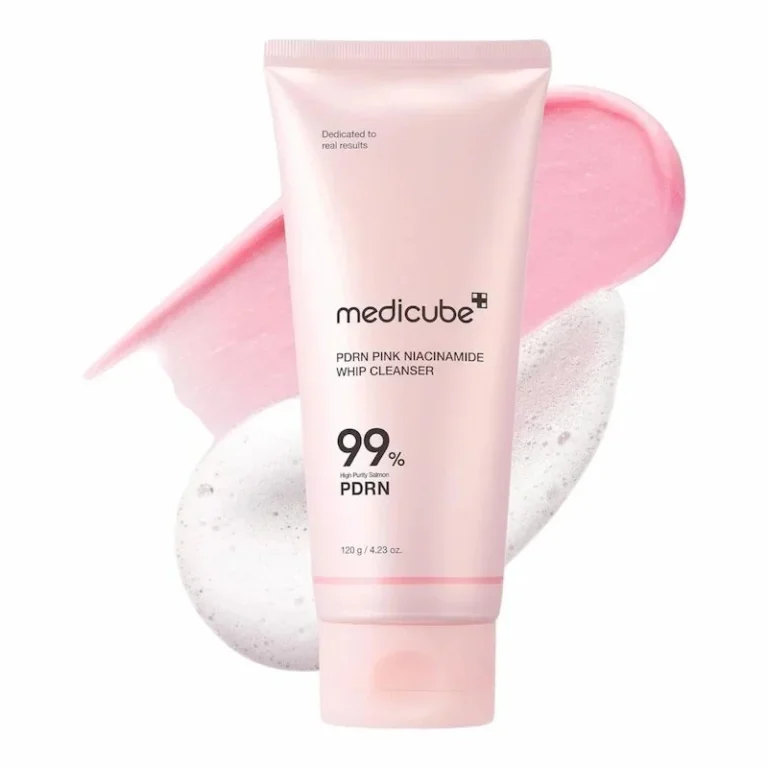 nettoyant-medicube-pdrn-pink-niacinamide-whip-cleanser-mousse-rose-eclat