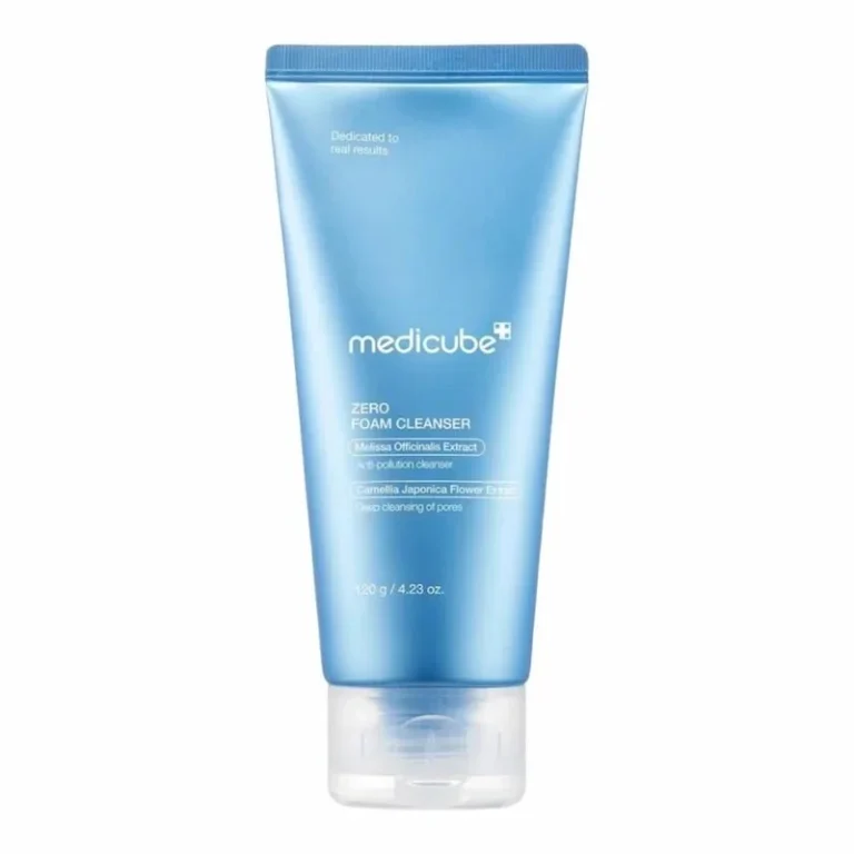 nettoyant anti-pollution medicube zero foam cleanser micro-poussières pollushield pores