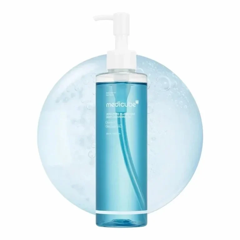 huile démaquillante anti-points noirs medicube zero pore blackhead deep cleansing oil BHA niacinamide