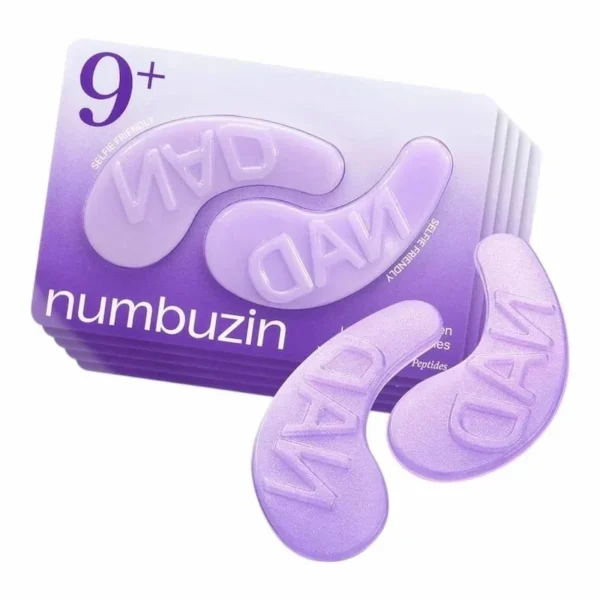 Numbuzin 9+ nad+ collagen patches contour des yeux pack de 5