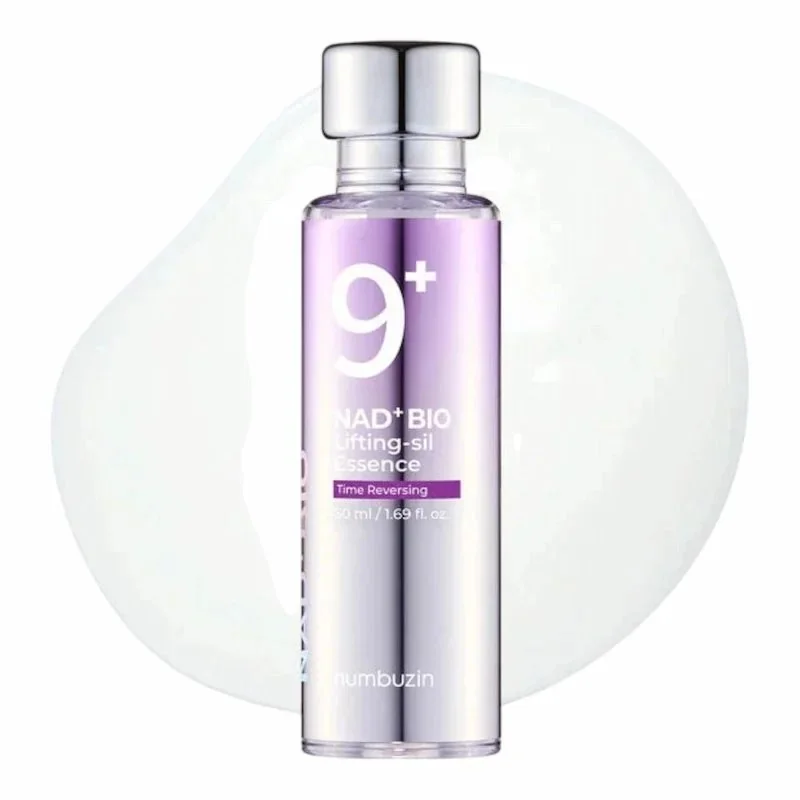 numbuzin-essence-bio-liftante-n°9-au-nad,-50ml essence anti-âge au NAD numbuzin no 9 bio-lifting peptides antioxydants régénération peau