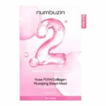 masque tissu repulpant numbuzin no 2 rose pdrn collagen éclat visage hydratation intense
