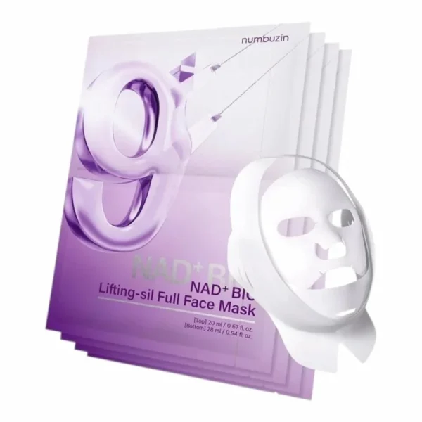 Numbuzin no 9 nad bio lifting full cover facial mask 1u masque lifting intense et anti age