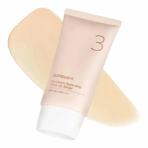 Numbuzin porcelain base skip tone up beige n3 spf50+ pa++++ 50 ml_1