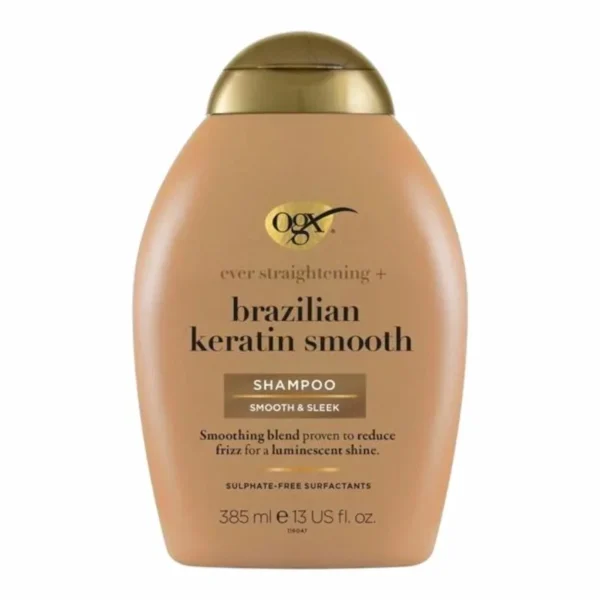 shampooing Shampooing Kératine OGX Lissage Brésilien Nutrition Intense soin cheveux