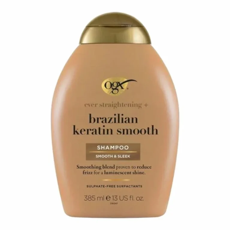 shampooing Shampooing Kératine OGX Lissage Brésilien Nutrition Intense soin cheveux